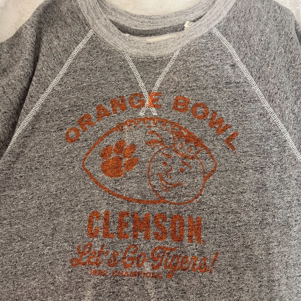 Gray Clemson Orange Bowl Sweatshirt